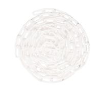 Chaîne de sécurité en plastique résistant aux UV 2 pouces x 50 pieds, barrières visuelles for quais chargement avec crochets S Pour Le Contrôle Des Foules