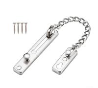 Chaîne de sécurité robuste avec bouton à ressort inviolable et acier inoxydable résistant à la rouille