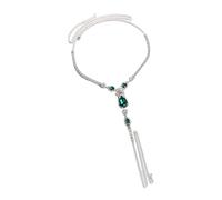 Chaîne de sous-vêtements légère en alliage avec breloque en cristal, accessoire de lingerie pour fêtes, rendez-vous et vacances à la plage