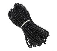 Chaîne de store vertical noir de 10 m avec clips - Connecteur de cordon en plastique pour mécanisme d'embrayage de store enrouleur (chaîne de 10 m)