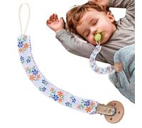 Chaîne de sucette, clip de sucette de dentition,TEETHER TOYS FOR BOY GIRL | Broïde corde de sucette pour garçons et filles, soulagement des dents, sangle pour les de 0 à 3 ans