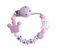 Chaîne De Sucette En Silicone Pour Bébé, Licorne, Anneau De Dentition En Toute Sécurité, Clip De Sucette Écologique