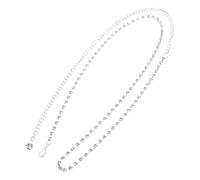 Chaîne de Taille à Gros Cristaux 10mm en Alliage Blanc pour Robe Femme