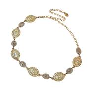 Chaîne de taille élégante à longueur réglable faite à la main style ethnique bijoux pour les vacances, les voyages et le quotidien Chaîne de taille en alliage, taille unique, Comme décrit, Comme