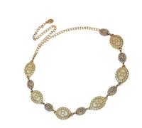 Chaîne de taille élégante et réglable fabriquée à la main Style ethnique Bijou pour les voyages de vacances et le port quotidien Accessoire de taille pour femme, taille unique, Comme décrit, Comme