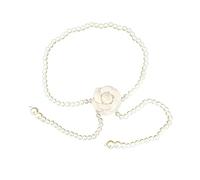 Chaîne de taille en forme de fleur de camélia et perle de camélia, bijoux de corps pour femme et fille