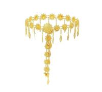 Chaîne de taille pour femme - Ceinture de danse du ventre - Costume de danse indienne - 68 cm - Chaîne de taille 68 cm, Style B 102 x 8 cm, Polyester