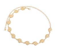 Chaîne de taille réglable faite à la main avec coquillages, étoiles de mer, conque, bijou de corps pour femmes et filles, accessoire élégant pour la plage, accessoire de chaîne de ventre réglable