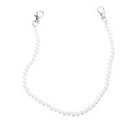 Chaîne de taille simple imitation perle chaîne de perles pantalon pour adolescent résistant à l'usure pantalon hip-hop jeans chaîne de taille, taille unique, Comme décrit, Comme décrit.