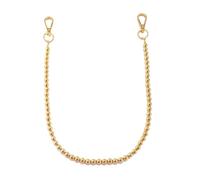 Chaîne de taille simple imitation perle homme vintage chaîne de perles en métal jeans clé portefeuille fille bijoux tendance