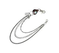 Chaîne de taille vintage en alliage de cuir pour homme avec tête de mort et griffes d'aigle, accessoire pour festivals, streetwear, punk, One Size, Comme décrit, Comme décrit.