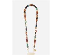 Longue chaîne de téléphone multicolore ambre 120 cm par La Coque Francaise