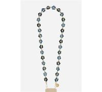 Chaîne De Téléphone La Coque Francaise Cassy Fleurs 120 Cm Bleu Et Noir