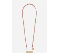 La Coque Francaise Chaîne de téléphone Lou camel et doré 120 cm