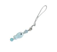 Chaîne de téléphone portable avec pendentif en forme de poisson mignon pour étui de téléphone, sac d'appareil photo, As show, Métal, Pas de pierre précieuse