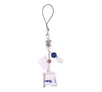 Chaîne de téléphone portable avec pendentif en forme de poisson mignon pour étui de téléphone, sac d'appareil photo, As show, Métal, Pas de pierre précieuse