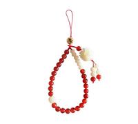Chaîne de Téléphone Portable en Agate Rouge Style Vintage, Chinois | Femmes, Garde Petits Objets à Portée, Maintien Sûr du Mobile, Idée Présent