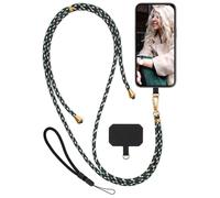 moex Unleash Bracelet de téléphone portable pour Xiaomi 15 à accrocher sans coque - Chaîne de téléphone portable avec mousqueton - Cordon amovible - Avec coussinet pour coque de téléphone portable