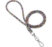 Chaîne De Téléphone Portable Universelle À Porter Autour Du Cou-Avec Strass Bling-Chaîne Pour Femme-Cordon De Téléphone Portable À Accrocher-Compatible Avec Tous Les Smartphones.[U2486]
