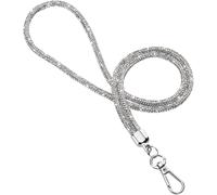 Chaîne De Téléphone Portable Universelle À Porter Autour Du Cou-Avec Strass Bling-Chaîne Pour Femme-Cordon De Téléphone Portable À Accrocher-Compatible Avec Tous Les Smartphones.[U100]
