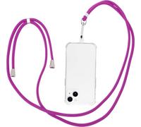Chaîne De Téléphone Portable Universelle, Dragonne De Téléphone Portable Réglable Avec Patch Universel, Chaîne De Téléphone Portable Pour Étuis De Smartphones Standard, Magenta