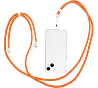 Chaîne De Téléphone Portable Universelle, Dragonne De Téléphone Portable Réglable Avec Patch Universel, Chaîne De Téléphone Portable Pour Étuis De Smartphones Standard, Orange