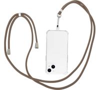 Chaîne De Téléphone Portable Universelle, Dragonne De Téléphone Portable Réglable Avec Patch Universel, Chaîne De Téléphone Portable Pour Étuis De Smartphones Standard, Kaki