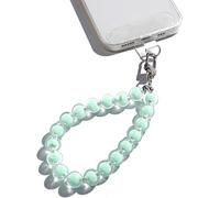 ,Chaîne De Téléphone Portable Universelle, Pendentif Pour Téléphone Portable, Compatible Avec N'importe Quel Téléphone Portable, Smartphone Et Coque De Téléphone Portable (Perles Vertes)