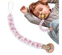 Chaîne de tétine | Cordon de dentition pour tout-petits - Corde de sucette brodée pour garçons et filles, soulagement de la dentition, sangle pour de 0 à 3 ans