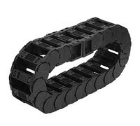 Chaîne de traînage de câble en nylon 66, série à faible bruit, porte-fil amovible de 0,7 mètre pour machine de gravure CNC, système de gestion de câbles de protection durable (D25*77)