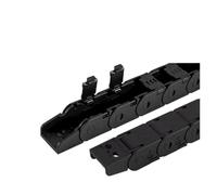 Chaîne de Trainage en Nylon Câble de remorquage semi-fermé avec chaîne de 1 m, ouverture intérieure, 18x18, 18x25, 18x37, 18x50, transmission en plastique(38mm,18x18 mm)