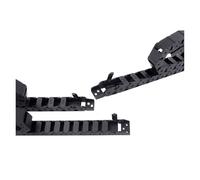 Chaîne de Trainage en Nylon Ouverture intérieure semi-fermée de 1 m, rayons de courbure de 28, 38, 48, 60 ou 75 mm for machine de découpe CNC(48mm,18x18 mm)