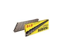 D.I.D Racing Chain – Chaîne 525VX3 – 118 maillons – ouverte, claire