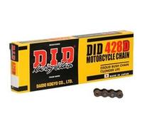 Chaîne de transmission D.I.D 428 D noir/noir 120 maillons