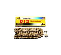 D.I.D Racing Chain Chaîne de transmission 428 NZ SDH 120 maillons renforcée Or/Noire