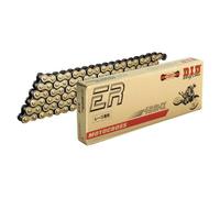 D.I.D Racing Chain – Chaîne de transmission 428NZ – 136 maillons, joint clip (FJ) – Or/Noir