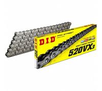 Chaîne de Transmission DID 520 VX3 110 Maillons avec Attache Cross Enduro