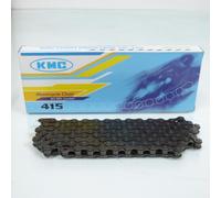 Chaîne De Transmission Kmc Pour Mobylette Peugeot 50 103 Rcx 1994 À 2003 Pas 415 106 Maillons Neuf