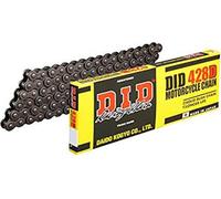 Chaîne de Transmission Moto DID 428D 140 Maillons Argentée Puissance