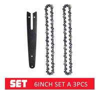 Chaine de Tronconneuse 2pcs Chaine Carbure pour Tronconneuse (6 pouces+bar)