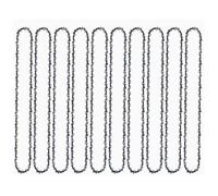Chaîne de tronçonneuse, Chaîne de rechange de 14 pouces, pas de 3/8", 52 maillons d'entraînement for mini-tronçonneuse électrique(10pcs 14-inch Chain)