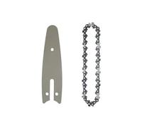 Chaîne de tronçonneuse sans fil, Ensemble de chaîne et plaque guidage rechange for mini-tronçonneuse sans fil 4 à 8 pouces(4-inch-set)