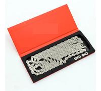 Chaîne De Vélo 10/11/12 Vitesses, Revêtement Titane Doré, Compatible VTT/vélo De Route(12 Speed Silver)