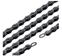 Chaîne de vélo 12 vitesses avec revêtement diamant, for VTT, route ultraléger et accessoires(12V BLACK)