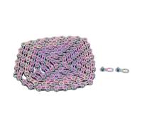 Chaîne de vélo 12 vitesses, demi-creuse, Extra légère, chaîne de route pour VTT avec 2 connecteurs de chaîne (Style 1)