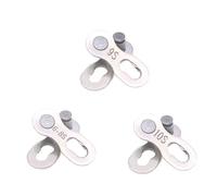 Chaîne de Vélo, 3 Pcs Maillons de Chaîne de Vélo, Connecteur de Chaîne Bicyclette, de Fixation Rapide pour Maillons de Chaîne de Vélo 6-7-8, 9, 10 Vitesses