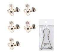 Chaine de Velo,5 Paires Bicyclette Manquant Lien Maillon Manquant Connecteur Attaches Rapides Chaine Vtt,Argent Réutilisable Manque Link pour 9 Vitesse,Avec Des Outils