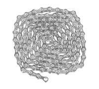 Chaîne de Vélo 6/7/8/ Vitesses 116 Maillons, Chaîne de Vélo 1/2 x 11/128 Pouces, Chaîne de VTT en Acier Spécial pour Montagne et Courses Sur Route, Compatible avec Shimano Campagnolo (9 vitesses)