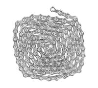 Chaîne de Vélo 9 Vitesses 116 Maillons, Chaîne de Vélo 1/2 x 11/128 Pouces, Chaîne de VTT en Acier Spécial pour Courses Sur Route et Montagne, Compatible avec Shimano SRAM (9 vitesses)