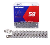 Chaîne De Vélo 9s, Vitesse Demi-Creux, Chaînes De Vélo De Route/Vtt Ultra-Léger 116l, Accessoires De Vélo